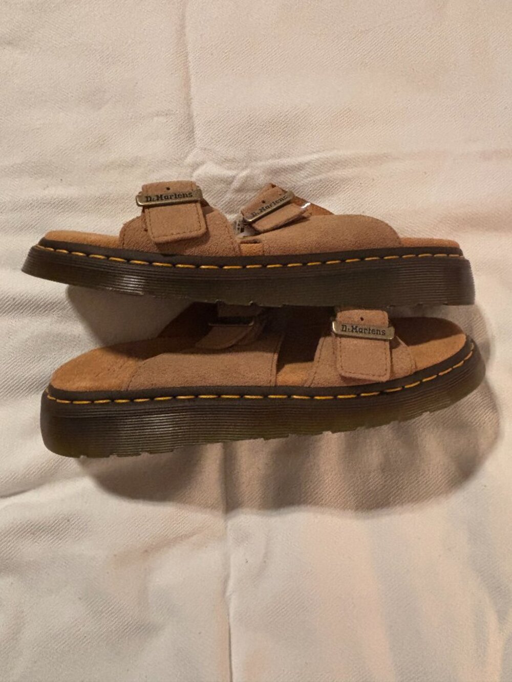 Dr. Marten Josef Suede Slide Sandal Men's 8/ Women's 9 View 6